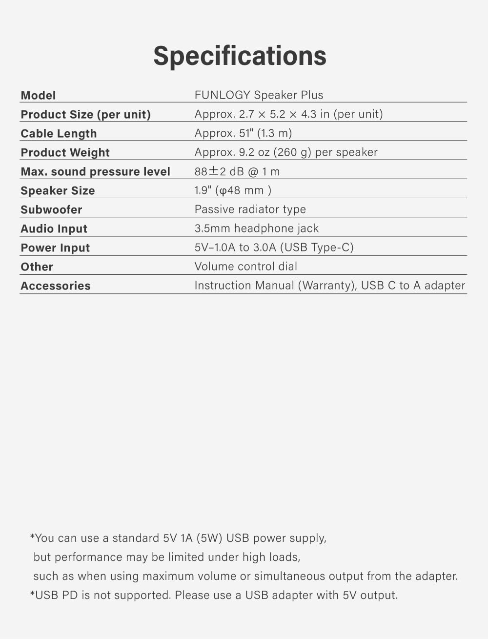 FUNLOGY Speaker Plus - 14W Stereo PC Speakers, Dual Amplifiers & DSP Tuned, USB-C Powered, 3.5mm AUX, Compact Desktop Speakers with 30° Tilt, for PC, Laptop, Monitor & Gaming,White - Image 9