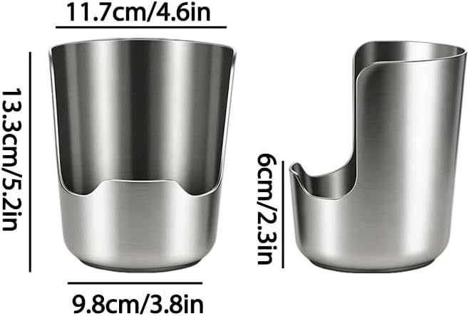 Stainless Steel Utensil Holder and Spoon Rest for Kitchen Counter,2PC - Image 9