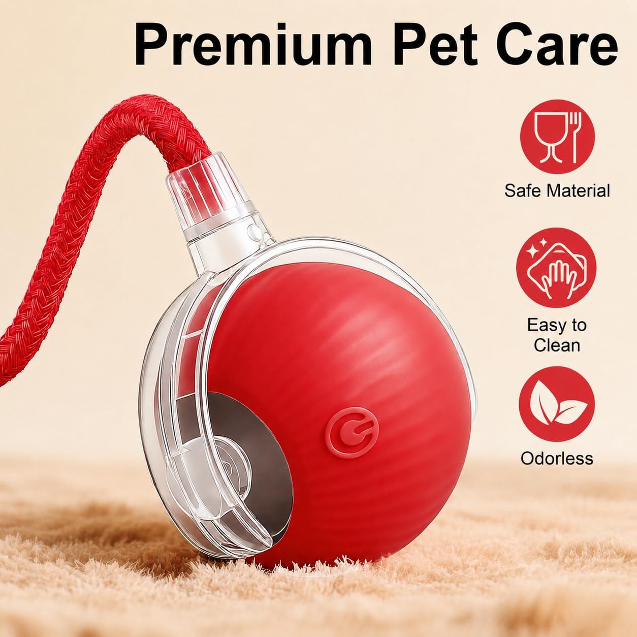 Interactive Automatic Rolling Electronic Stimulation Chase Ball Cat Dog Toy - Image 5
