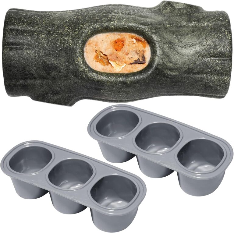 MENGJINGO 2-Pack Dog Treat Toy and Silicone Treat Tray for Dogs 25-75 lbs