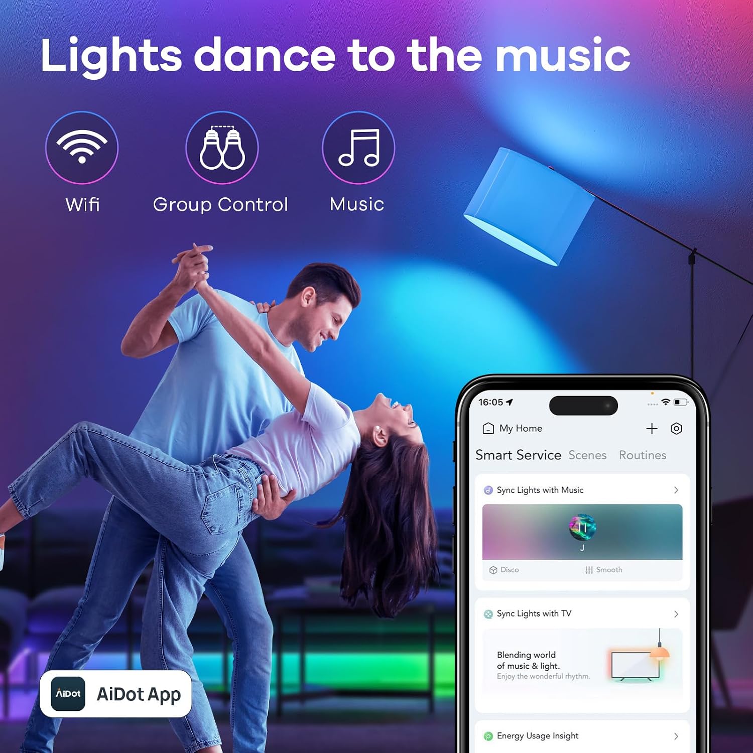 Linkind Matter Smart Light Bulbs, Work with Apple Home, Alexa, Siri, Google - Image 7
