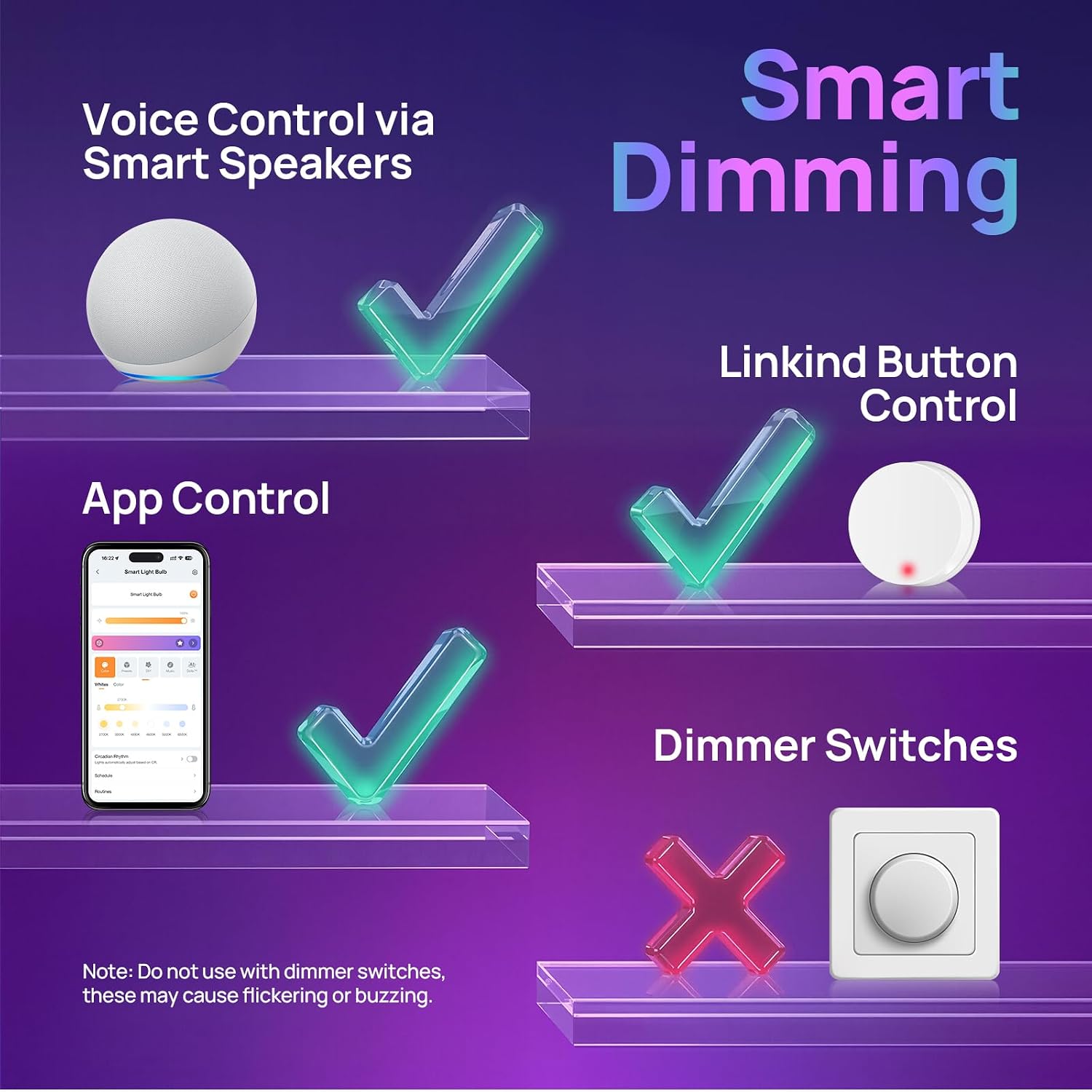 Linkind Matter Smart Light Bulbs, Work with Apple Home, Alexa, Siri, Google - Image 8