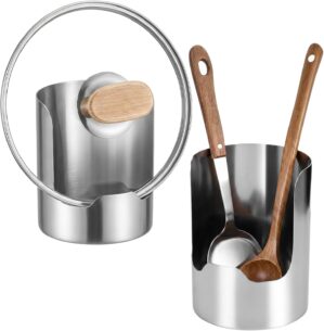 Pot Lid Holder & Spoons Rest, ...