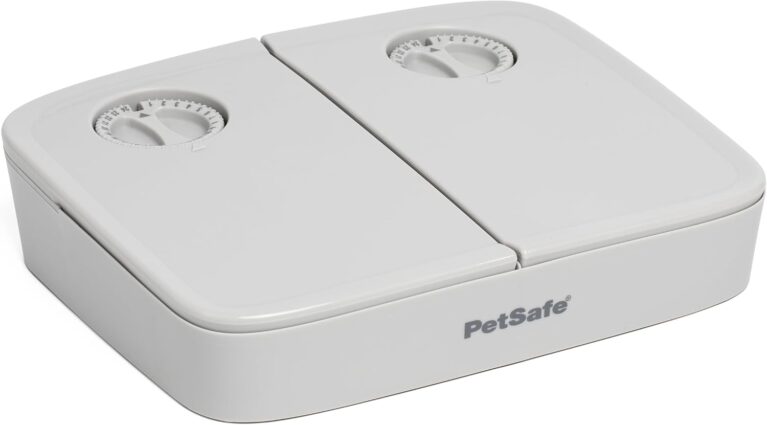 PetSafe Analog 2 Meal Pet Feeder, Dog & Cat, 3 Cup/16 oz, Tamper-Resistant