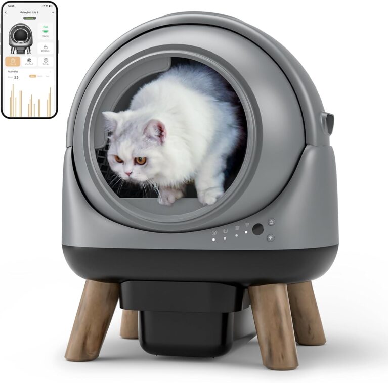 Used, Cosmetically Flawed, Fully Functional- Self Cleaning Litter Box for Multiple Cats, G1 Automatic Cat Litter Box, Grey