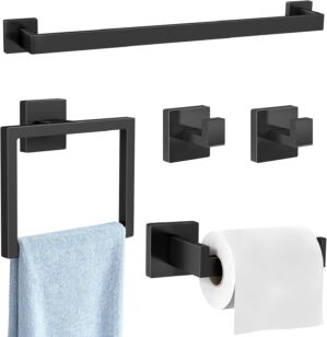 Gypie Bathroom Accessories Set Wall...