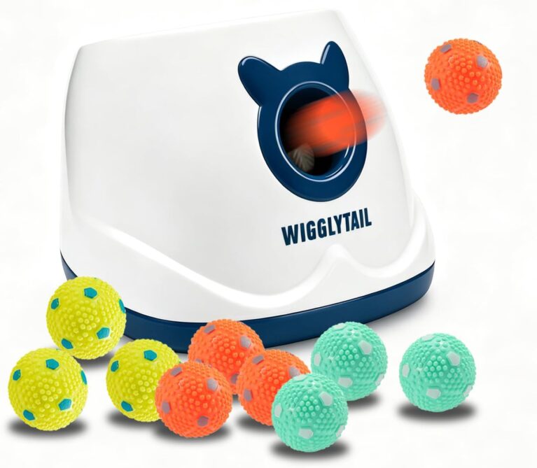 Automatic Dog Ball Launche with 9 Balls (2 inches)