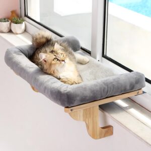 Zakkart Cat Perch for Windowsill wi...