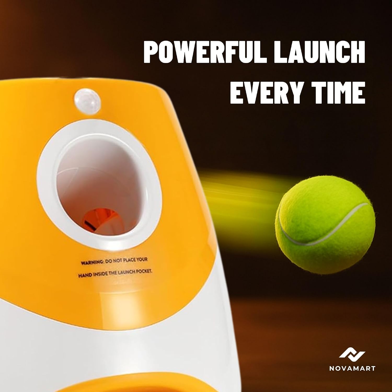 Dog Ball Launcher – Automatic Dog Ball Thrower for Small and Medium Dogs, Interactive Pet Toy with 6 Mini Tennis Balls & Adjustable Launch Distance, Indoor & Outdoor Play - Image 4