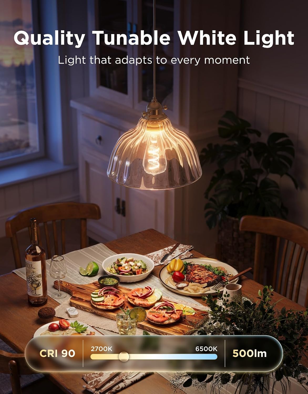 Govee Edison Bulbs, ST19(58), Smart Vintage Light Bulbs RGBWW with E26 Base - Image 2