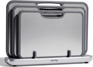 SMIRLY Titanium Cutting Board for K...