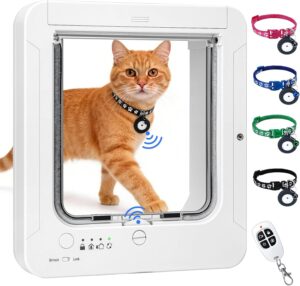Smart Cat Door with 4 Collar Sensor...