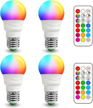 ILC RGB LED Light Bulb, Color Chang...