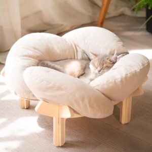 CHEERHOME PETS Elevated Cat Bed for...
