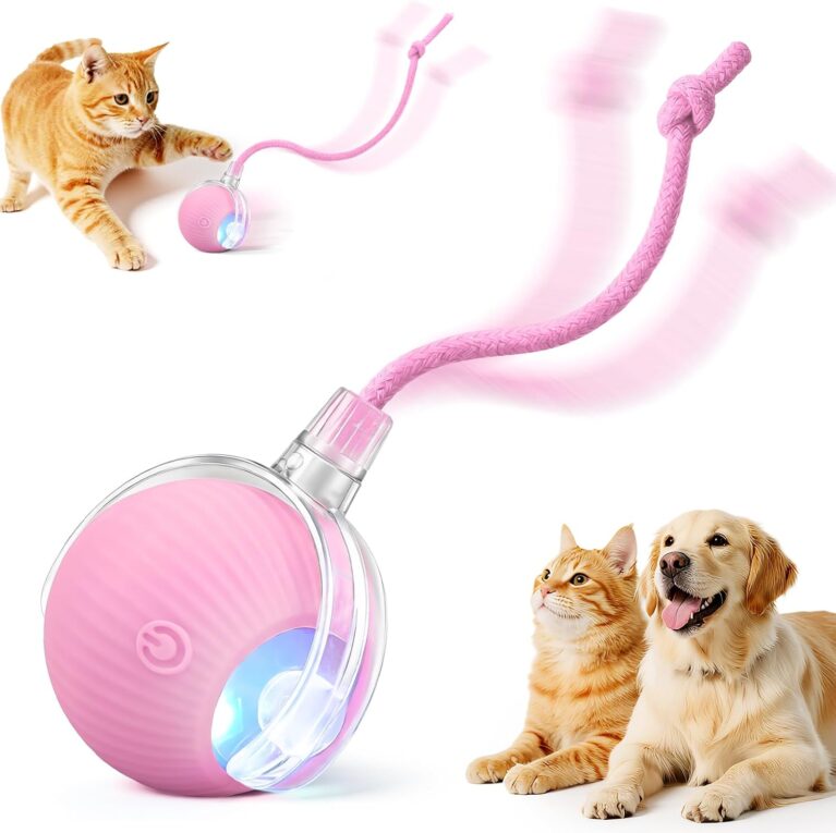 Interactive Automatic Rolling Electronic Stimulation Chase Ball Cat Dog Toy