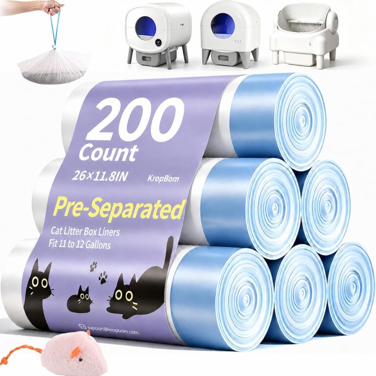 200 Count 26"x11.8" Cat Litter Box Bags Liners for Automatic Cat Litter Box