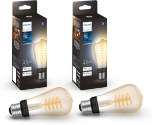 Philips Hue Smart 40W ST19 Filament...