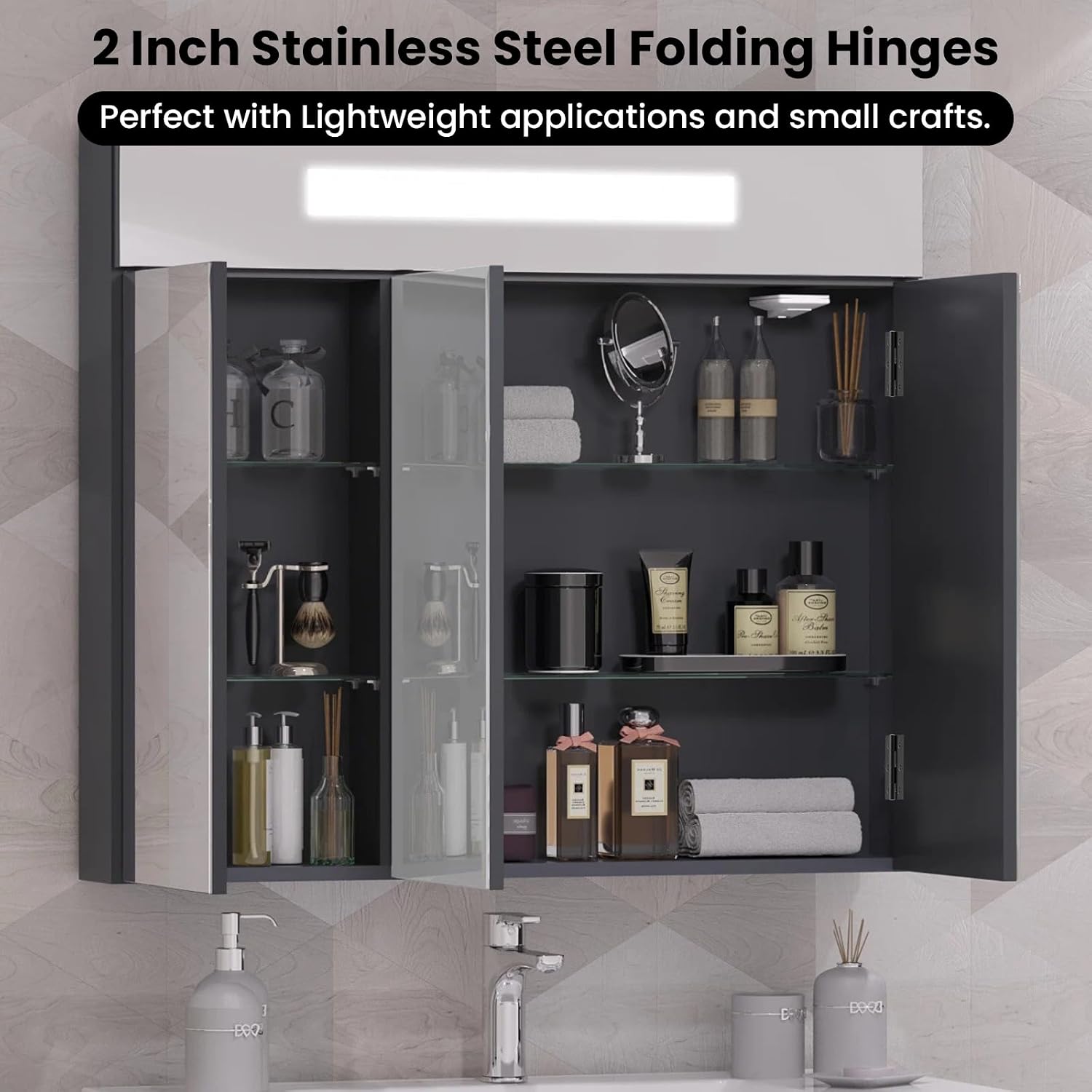 16 Pcs Small Stainless Steel Door Hinges, 2 inch Window Folding Hings - Image 6
