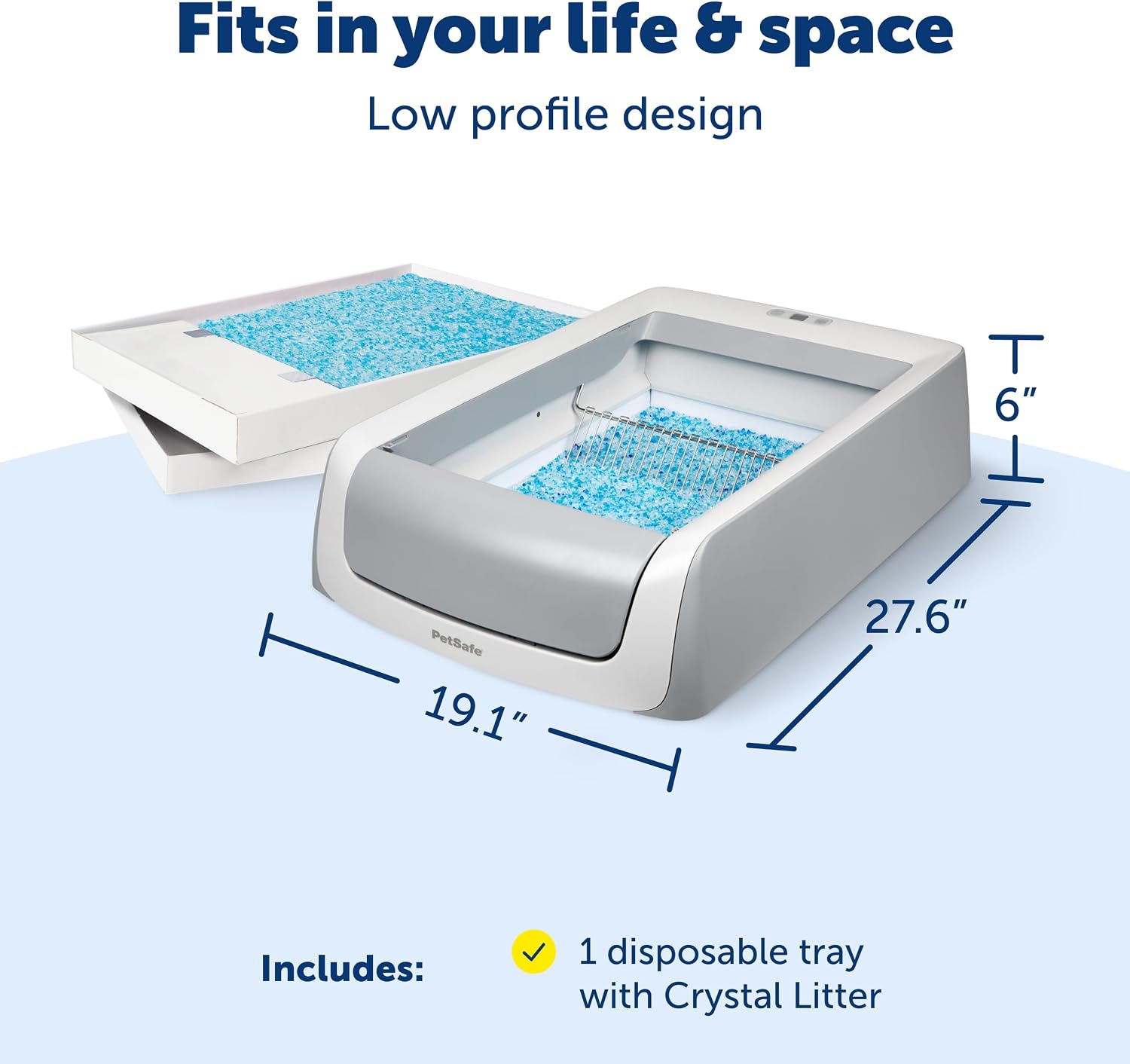 PetSafe ScoopFree Crystal Pro Legacy Self-Cleaning Litter Box, Uncovered - Image 7
