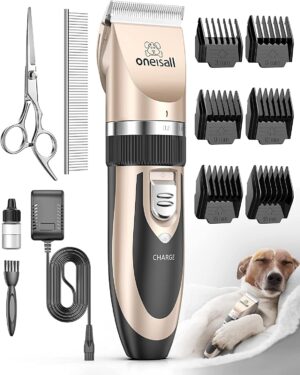 oneisall Low Noise Dog Clippers Gro...