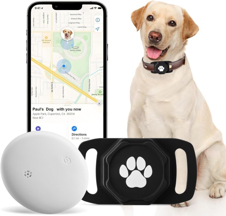 Smart Pet Tracker for Collar - Dog Tracker Pet Location Tracker with Holder