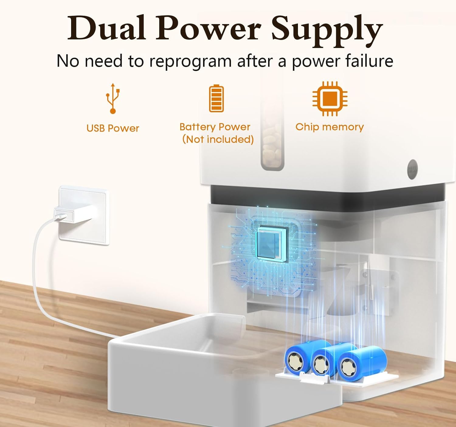 Yakry Automatic Dog Feeder with Camera - 8L/33 Cups Smart Dog Feeder - Image 9