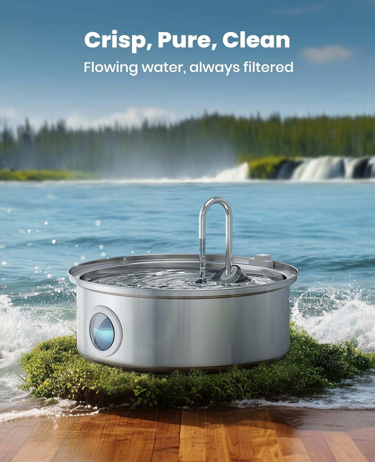 oneisall 7L/230oz Dog Water Fountain for Multi-pet Household,PWF002 - Image 7