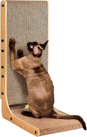 EHEYCIGA Cardboard Cat Scratcher fo...