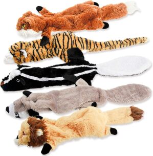 Dog Squeaky Chew Toys No Stuffing S...