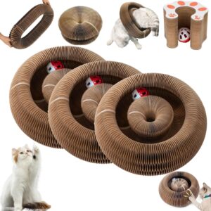 3PCS Kitty Curls Cat Toy,Cat Scratc...