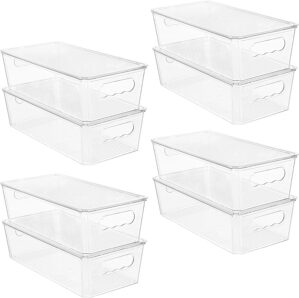 Vtopmart 8pcs Clear Stackable Stora...