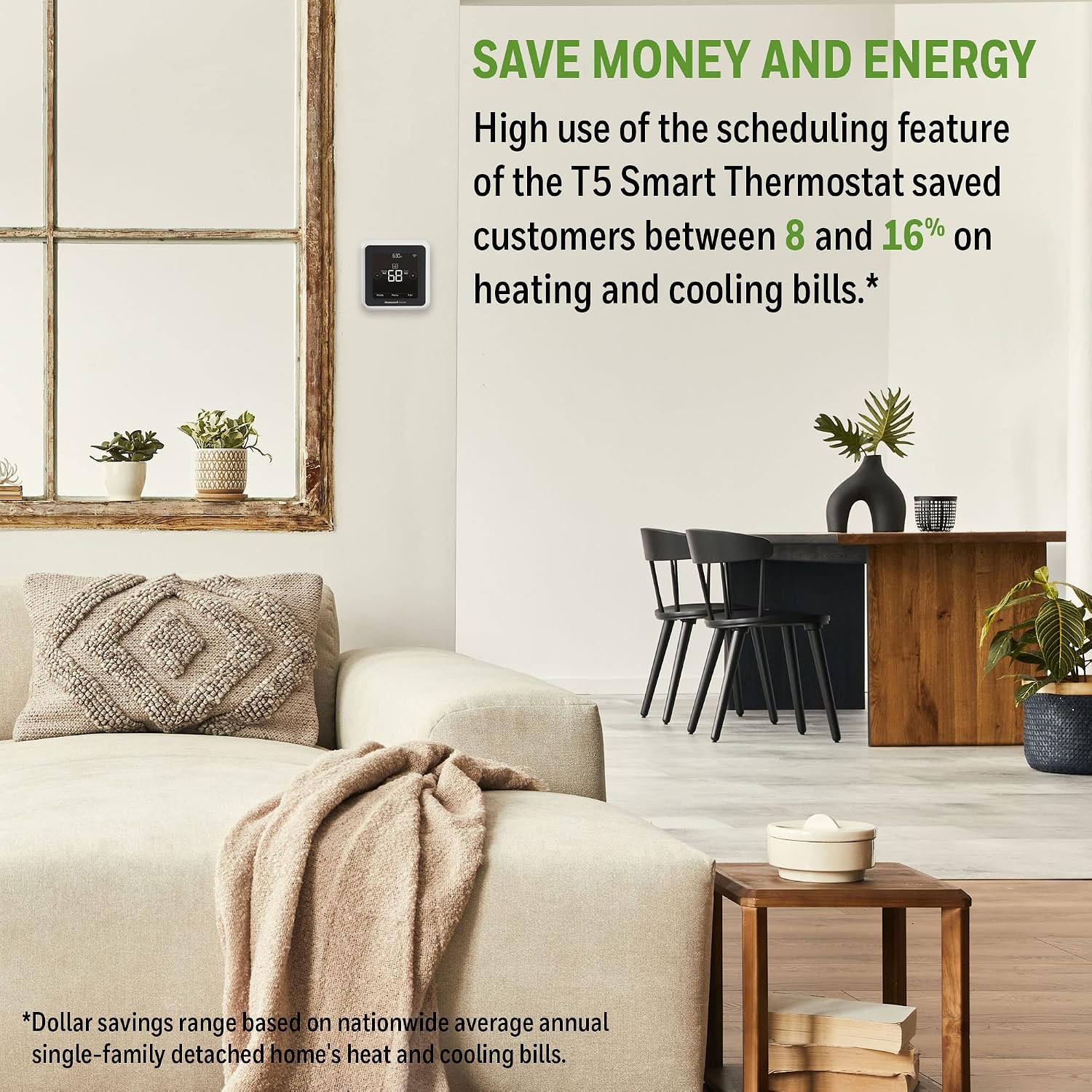 Honeywell Home T5 Smart Wi-Fi Thermostat - Image 3