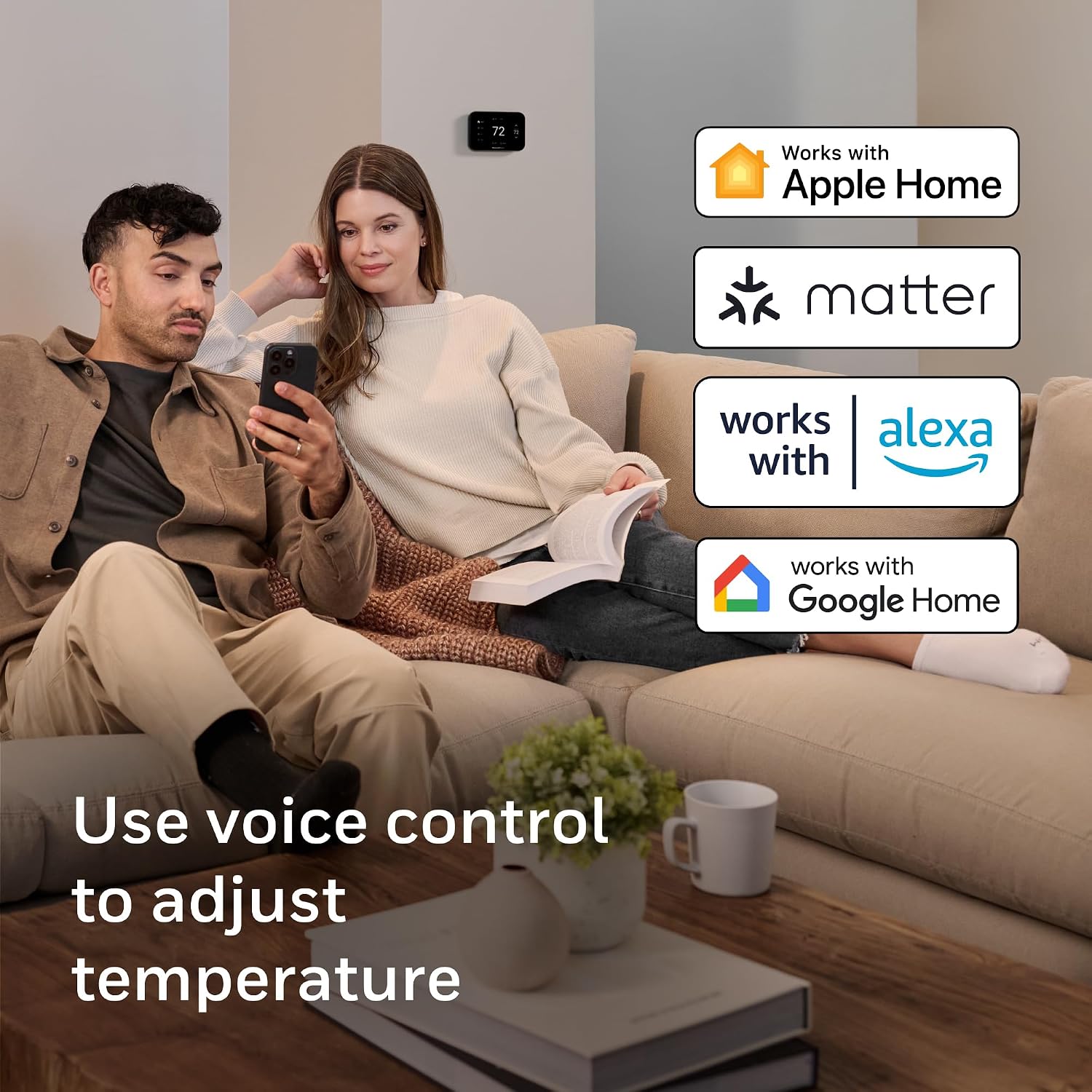 Honeywell Home X7S Smart Wi-Fi Programmable Thermostat, Black - Image 8