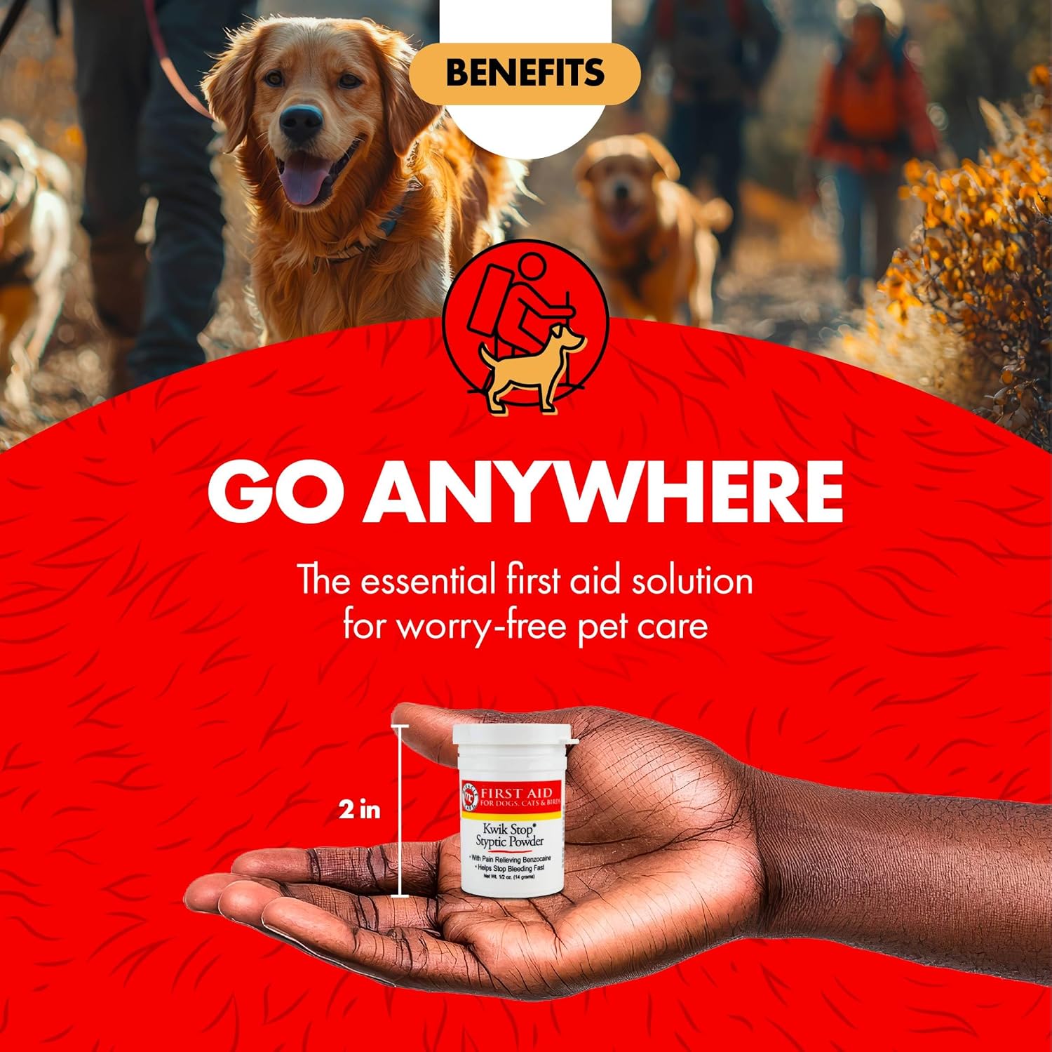 Miracle Care Kwik Stop Styptic Powder for Dogs, Cats, and Birds, 0.5 Ounce - Image 7