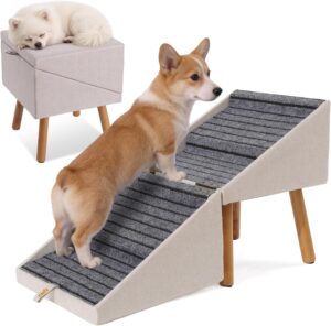 Dog Stairs for Small Dogs, 2-in-1 F...