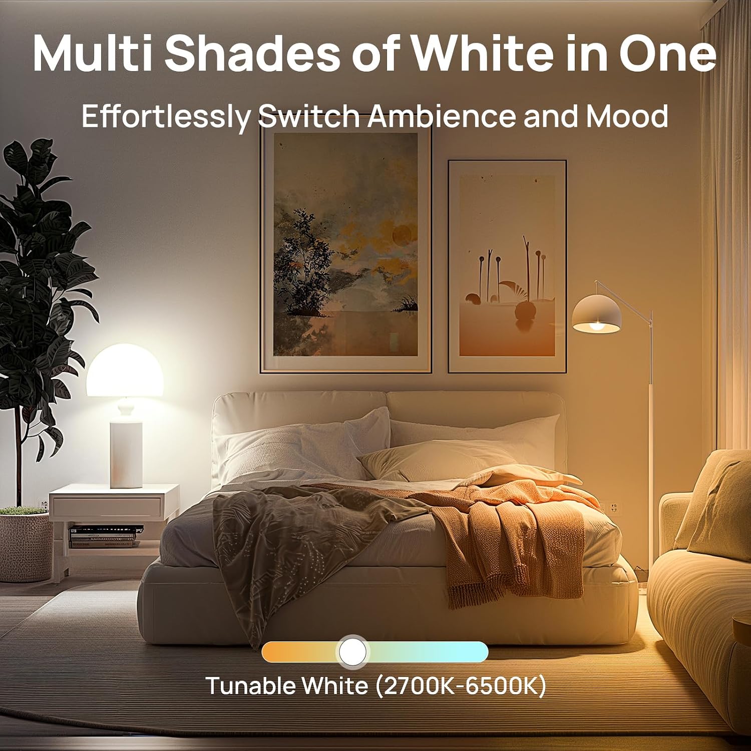 Linkind Smart Light Bulbs, Works with Alexa & Google Home, AiDot App Setup - Image 2