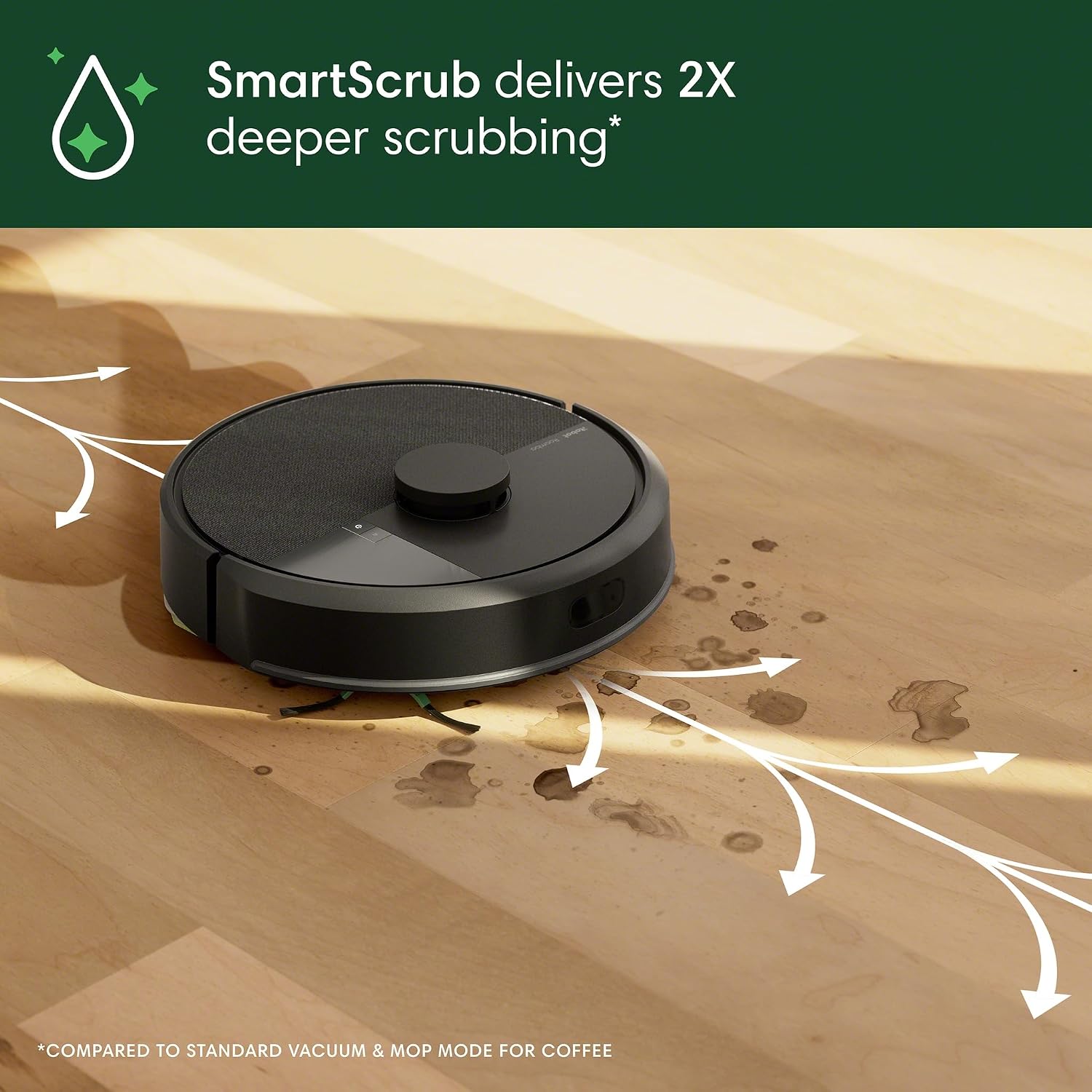 iRobot Roomba 105 Combo Robot Vacuum & Mop with AutoEmpty Dock - Self-Empties for 75 Days, Intense Power-Lifting Suction, LiDAR Navigation, Multiple Cleaning Modes, Avoids Mopping Carpet - Image 9