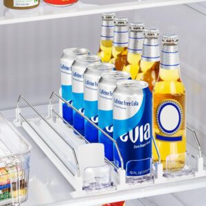 Drink Organizer for Fridge, 3 Row, ...
