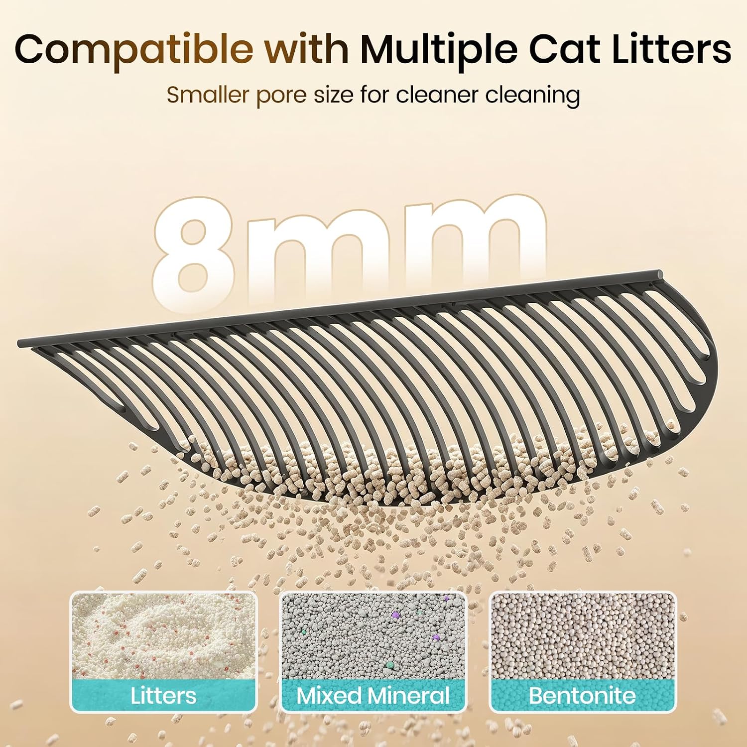 Invengo Automatic Self-Cleaning Cat Litter Box, Open Top Design with Safety Sensors and Anti-Pinch Protection, Smart Automatic Litter Box for Small & Medium Cats and Multi-Cat Homes, Charcoal Grey - Image 7