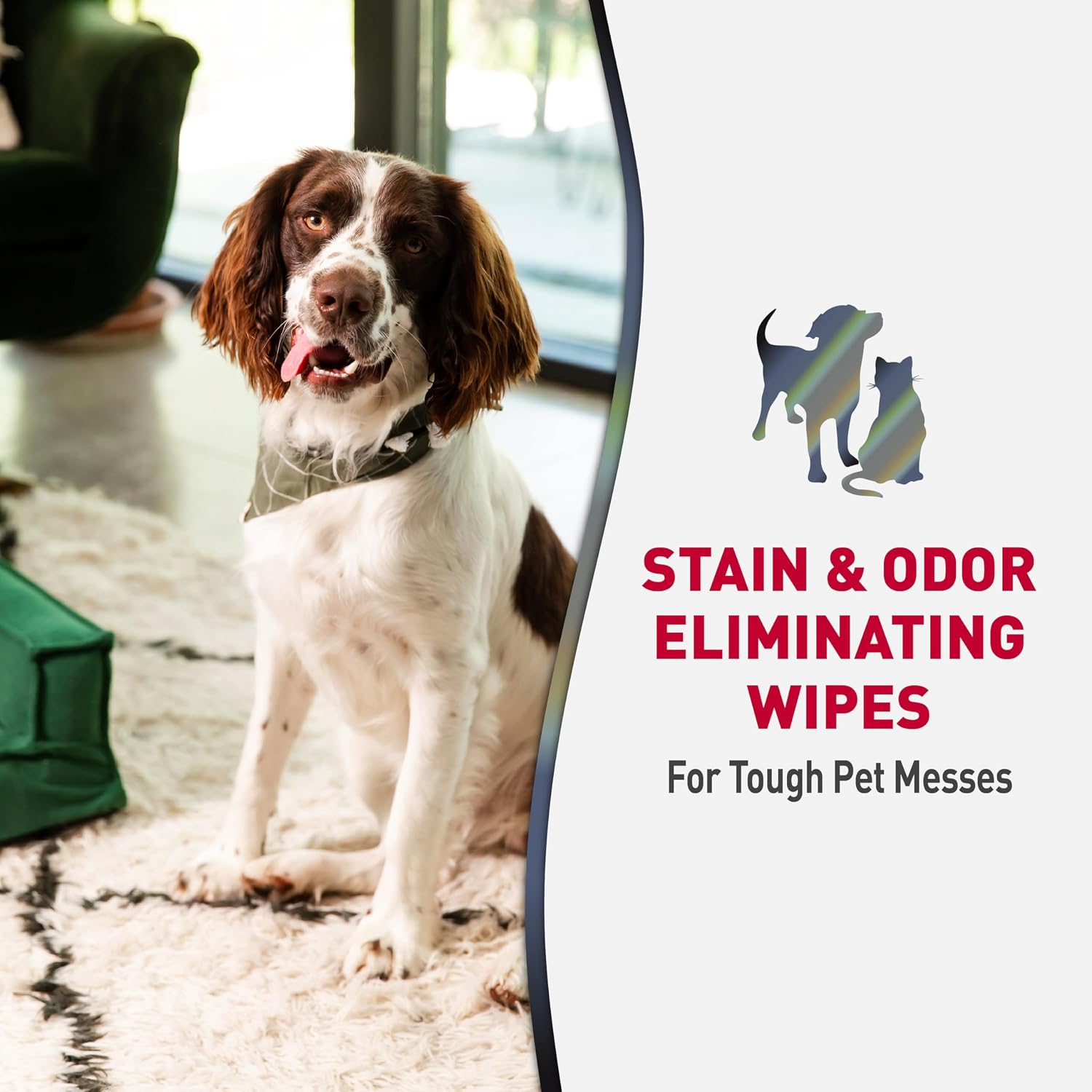 Nature's Miracle Advanced Pet Stain & Odor Eliminating Wipes, 30 Count - Image 3