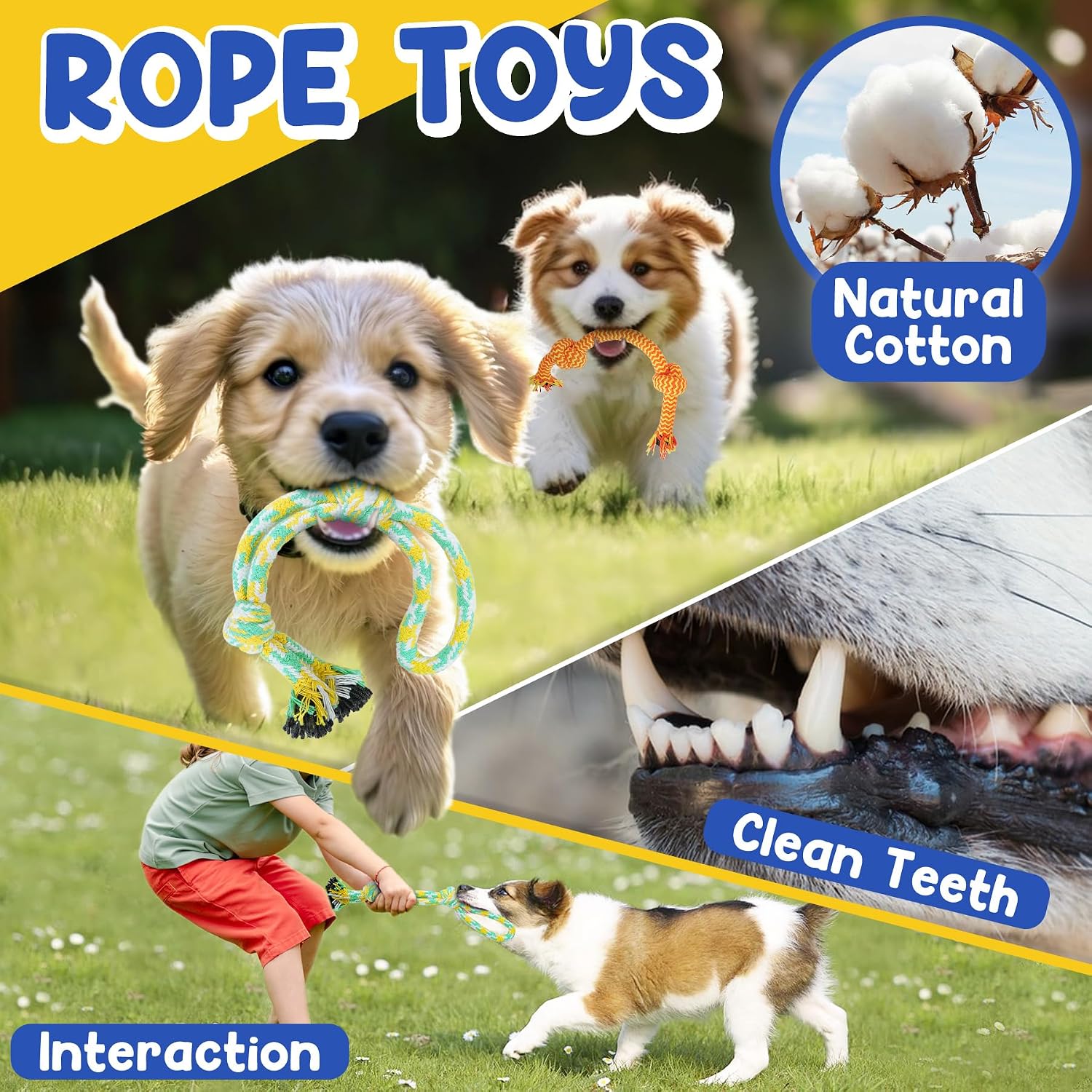 Puppy Toys for Teething, 9 Pack Cute Dog Chew Toys for Small Dogs - Image 4