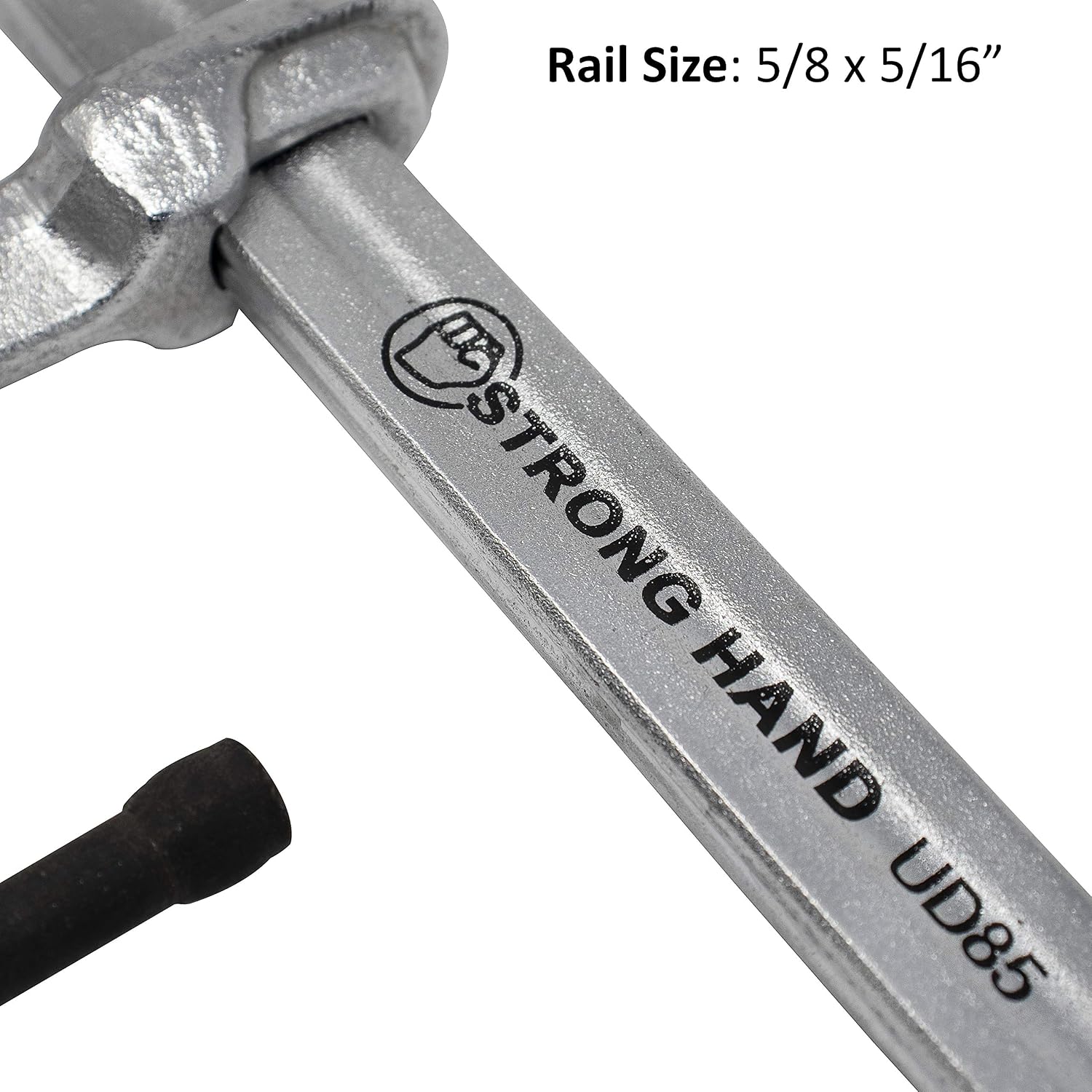 Strong Hand Tools Light Duty Utility Clamp, 4.5" Capacity, 500 LB Clamping Pressure, 5/8"-5/16" Rail Size, 3-1/4" Throat Depth, 5/16-18" Tapped Hole, UD45, Strong Hand Tools - Image 6