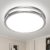 libtit 13-Inch Flush Mount Ceiling Lights, Dimmable 3000K-6500K Adjustable LED Ceiling Light, 24W Round Slim Light Fixture, Brushed Nickel for Kitchen, Bedroom, Bathroom, Hallway-ETL Listed