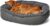 Orvis ComfortFill-Eco Fleece Wraparound Dog Bed – Soft Dog Beds with 360-Degree Support for Small, Medium, Large Dogs, Gun Metal – S