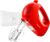 OVENTE 5-Speed Electric Hand Mixer with Storage Case,150W, Red HM151R