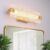Modern LED Bathroom Vanity Light Fixture Over Mirror, Brushed Gold