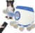 SOCO Automatic Ball Launcher for Dogs Large- 3 Distance Settings (40/60/80FT) w/Remote Control | 2.5″ ETPU Tennis Balls | Indoor/Outdoor Dog Toy | 6 Balls & Quick Charge Included