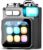 Mini Bluetooth Speaker, Smart Wireless Portable Speaker with Touchscreen, Loud HD Sound, LED Lights, BT5.4, All In One Small Audio for Home/Outdoor/Travel/Shower/Party/Beach/Camping/Hiking/Cycling