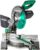 Metabo HPT 10-Inch Single Bevel Compound Miter Saw, 15-Amp Power Saw with Xact Cut Shadow Line, Precision Miter Angles, Single Bevel 0-45°, 40T TCT Miter Saw Blade, Lightweight Design, C10FCG2