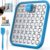 Pawtners Stainless Steel Lick Mat for Dogs & Cats, 1 Pack, Blue